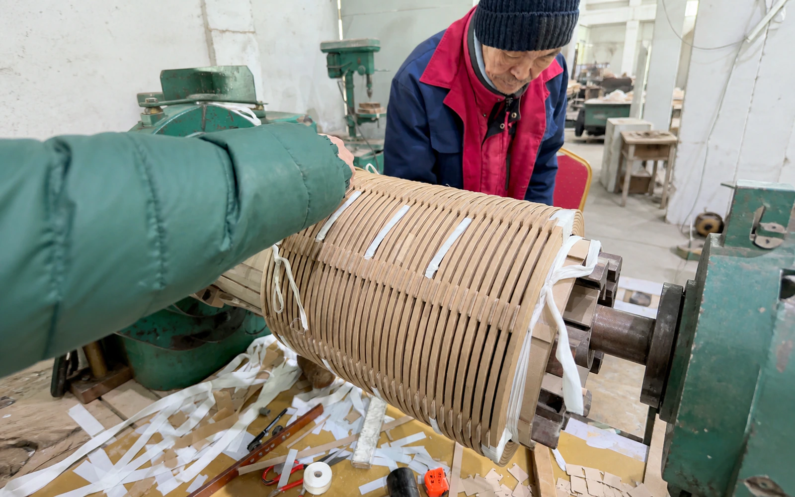 Transformer winding and insulation detail