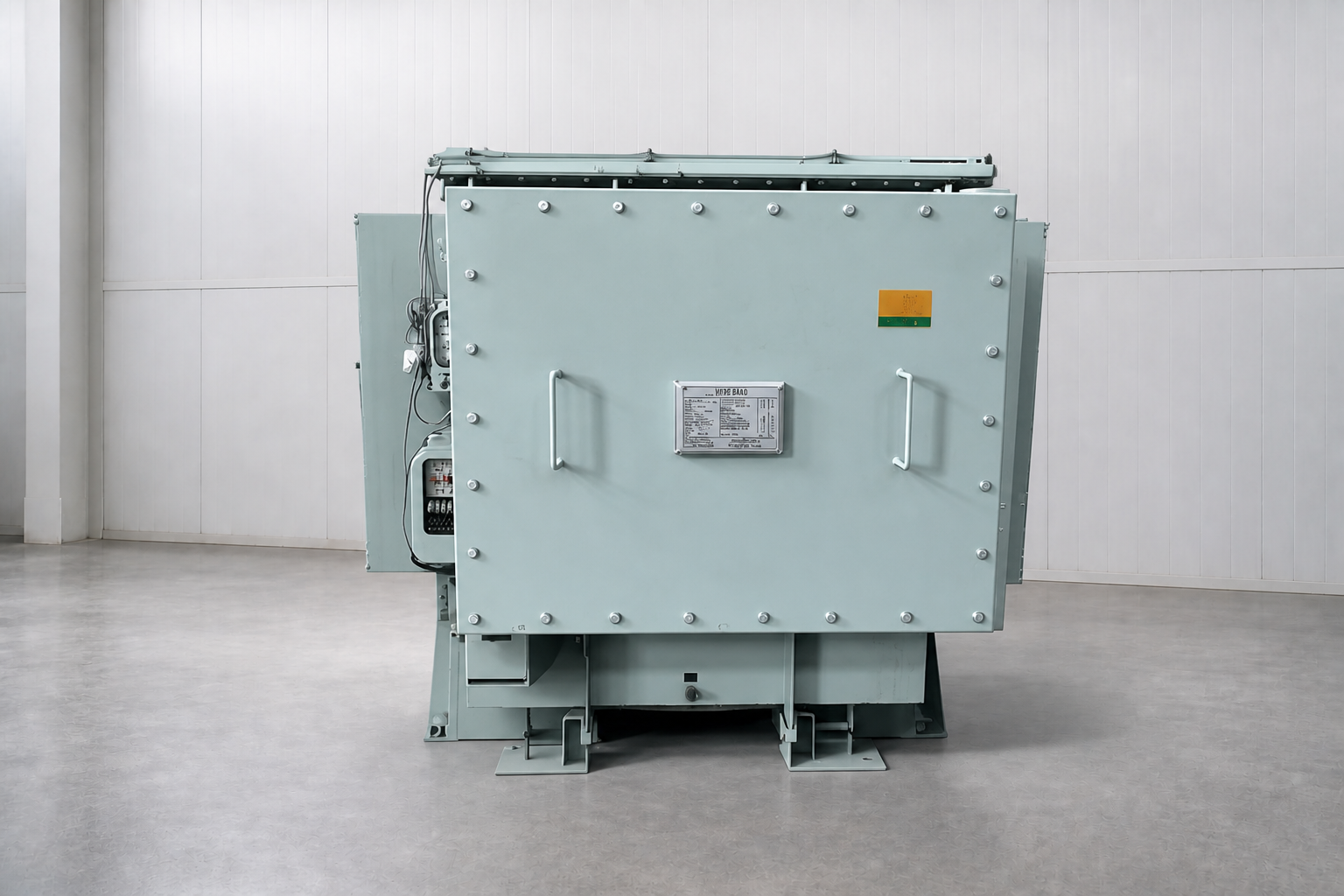 Front view of the Shenyang No.4 ZPS-M wide-frequency ESP transformer
